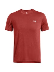 Under Armour Orange Launch Short Sleeve T-Shirt - Image 6 of 7