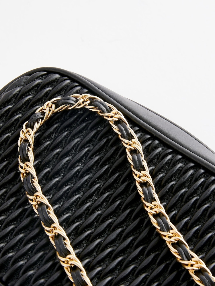 Black Quilted Camera Bag - Image 10 of 10