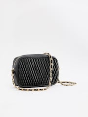 Black Quilted Camera Bag - Image 6 of 10