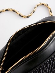Black Quilted Camera Bag - Image 9 of 10