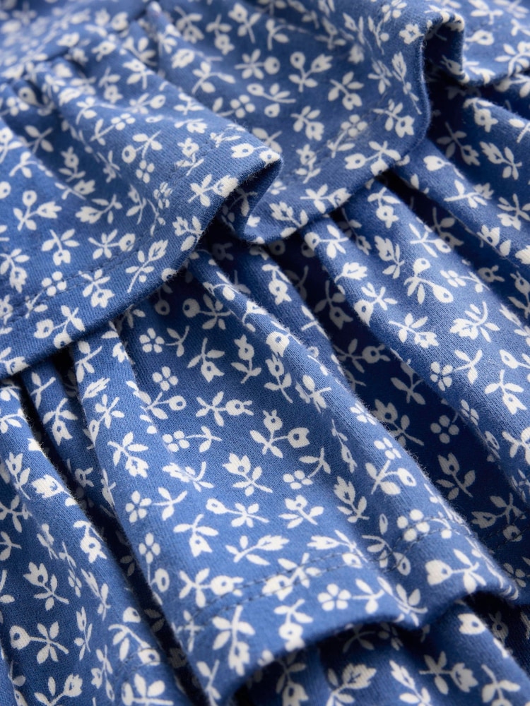 Boden Blue Ruffle Skirt Jersey Dress - Image 3 of 3 Boden Blue Ruffle Skirt Jersey Dress - Image 3 of 3