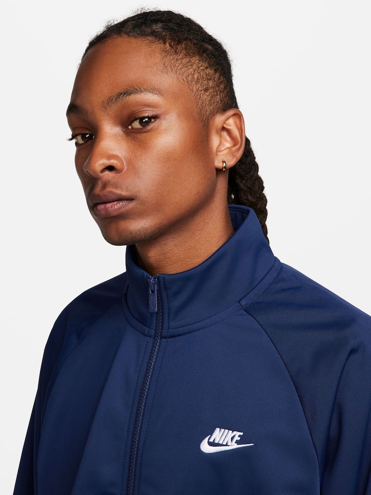 Nike Blue Club Poly-knit Tracksuit - Image 4 of 9
