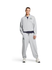 Under Armour Grey Icon HWT Terry OS 1/2 Zip Sweatshirt - Image 5 of 6