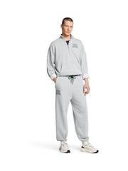 Under Armour Grey Icon HWT Terry OS 1/2 Zip Sweatshirt - Image 6 of 6