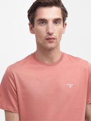 Barbour® Pink Clay Mens 100% Cotton Sports T-Shirt - Image 4 of 7