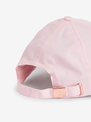 Baker by Ted Baker Girls Pink Twill Baseball Cap - Image 3 of 5