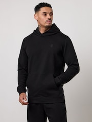 Gym King Black Victory Lightweight Loopback Hoodie - Image 3 of 4