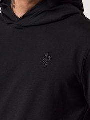 Gym King Black Victory Lightweight Loopback Hoodie - Image 4 of 4