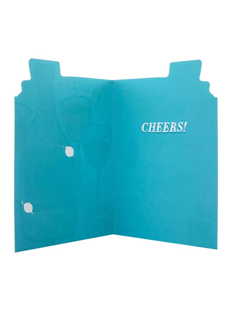 Hallmark Green Father's Day Card With Wine Themed Coaster - Image 4 of 4