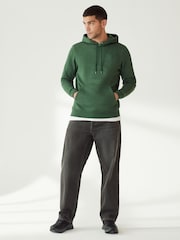 Under Armour Green Essential Fleece Hoodie - Image 2 of 6