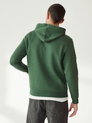 Under Armour Green Essential Fleece Hoodie - Image 3 of 6