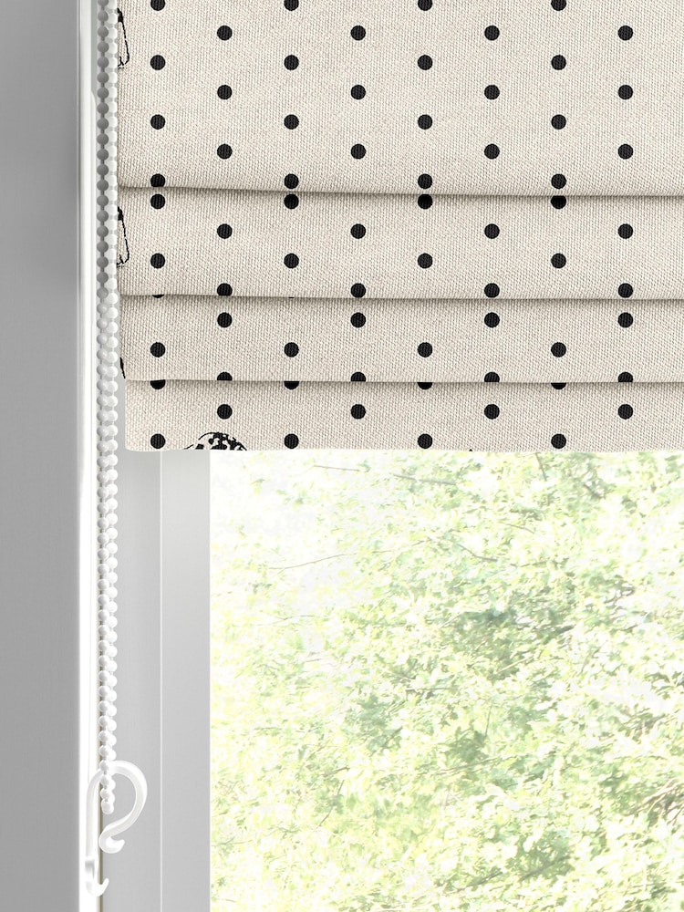 Emily Bond Natural 100% Cotton Fred Made to Measure Roman Blinds - Image 2 of 6