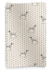 Emily Bond Natural 100% Cotton Fred Made to Measure Roman Blinds - Image 6 of 6