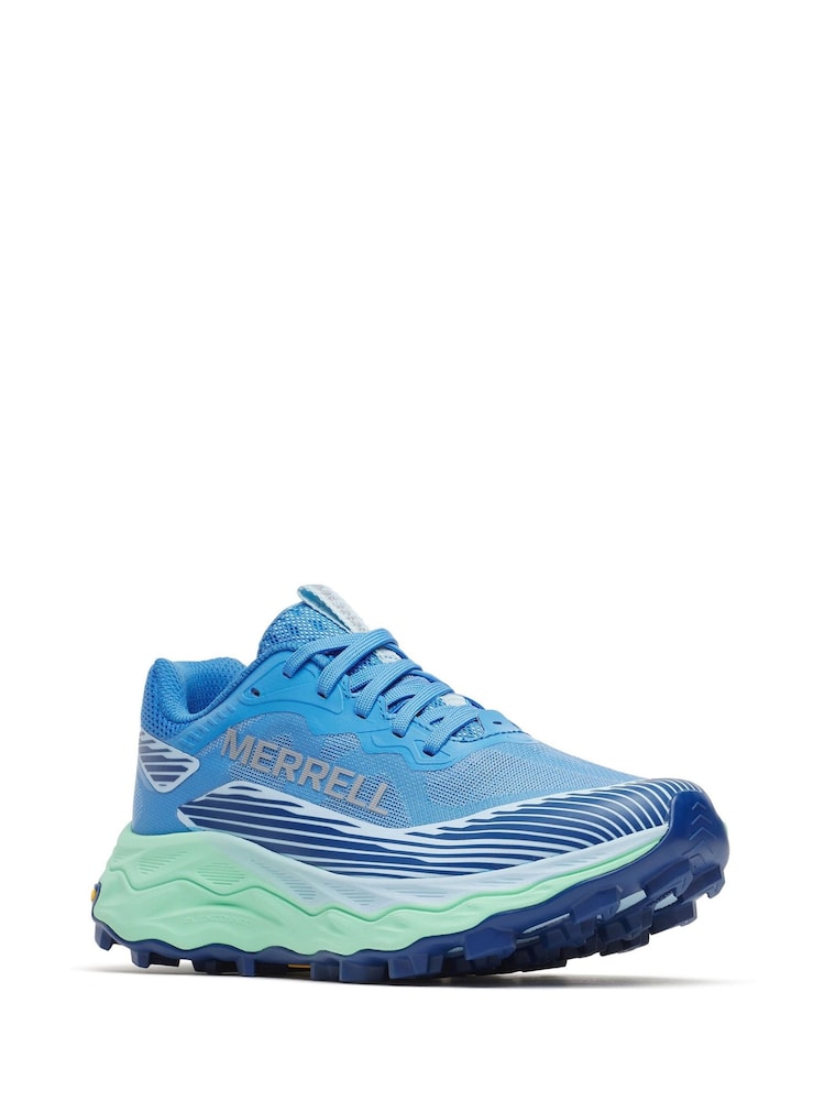 Merrell Blue Agility Peak 6 Running Shoes - Image 2 of 4 Merrell Blue Agility Peak 6 Running Shoes - Image 2 of 4