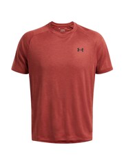 Under Armour Orange Tech Textured T-Shirt - Image 7 of 8
