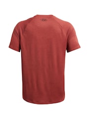 Under Armour Orange Tech Textured T-Shirt - Image 8 of 8