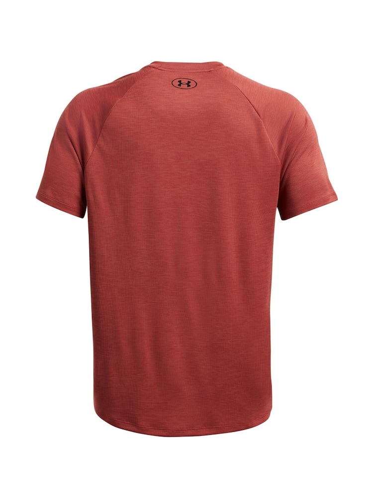 Under Armour Orange Tech Textured T-Shirt - Image 8 of 8