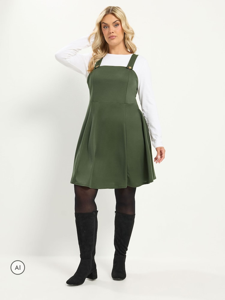 Жасыл - Yours Curve Pinafore көйлегі - 6суретінің 2 суреті