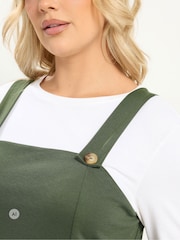 Жасыл - Yours Curve Pinafore көйлегі - 6суретінің 4 суреті