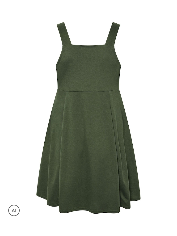 Жасыл - Yours Curve Pinafore көйлегі - 6суретінің 6 суреті