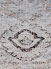 kukoon Beige Washable Margot Flatwoven Vintage Distressed Area Runner - Image 4 of 6