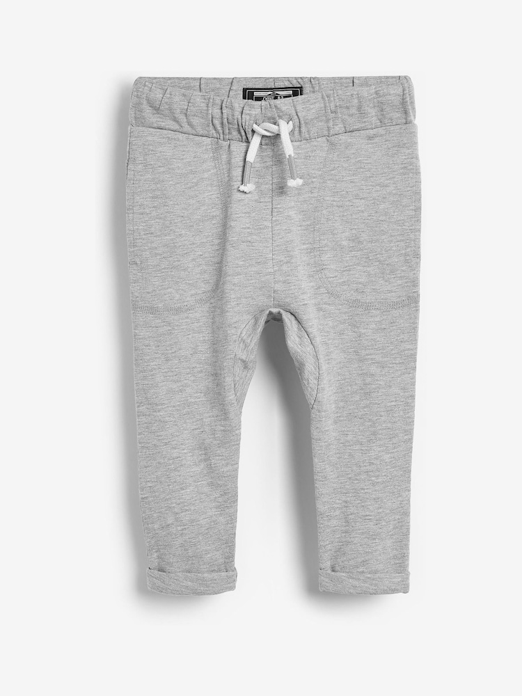 Multi 100% Cotton Lightweight Joggers 3 Pack (3mths-7yrs) - Image 2 of 6