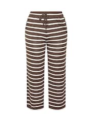 Yours Curve Stripe Tie Waist Trousers - صورة 5 من 6