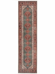 kukoon Terracotta Washable Faro Flatwoven Boho Medallion Distressed Runner - Image 6 of 6