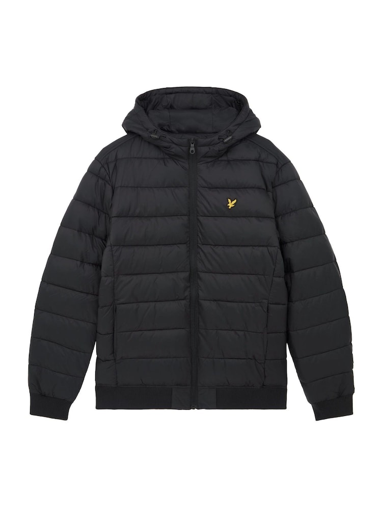 Lyle & Scott Black Wadded Puffer Jacket - Image 5 of 5