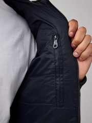 Lyle & Scott Navy Blue Wadded Puffer Jacket - Image 4 of 5