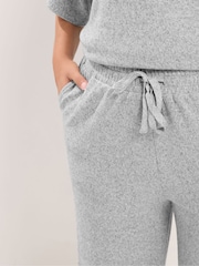 رمادي - Yours Curve Tie Waist Trousers - صورة 4 من 6