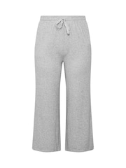 رمادي - Yours Curve Tie Waist Trousers - صورة 5 من 6