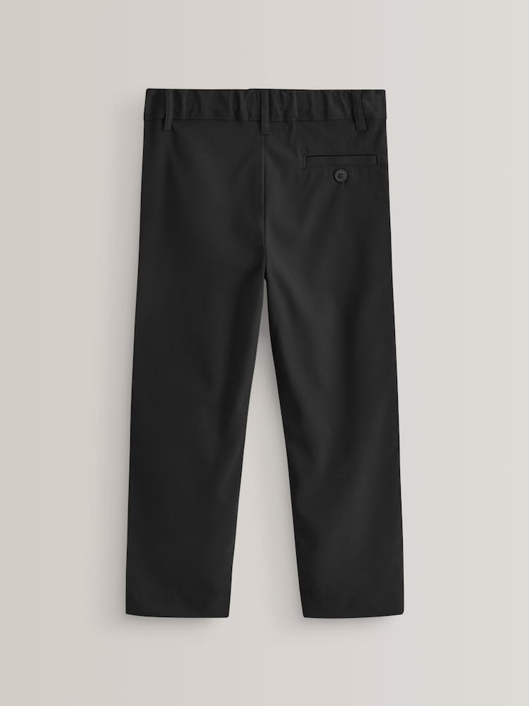 Black Plus Waist School Formal Stretch Skinny Trousers (3-17yrs) - Image 2 of 7