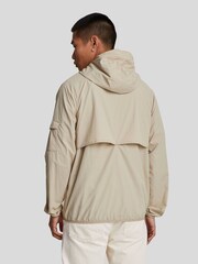 Lyle & Scott Natural Natural Hooded Windbreaker Jacket - Image 2 of 7