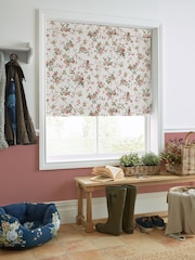 Laura Ashley Pink Mountney Gardens Made to Measure 100% Cotton Roman Blinds - Image 5 of 6