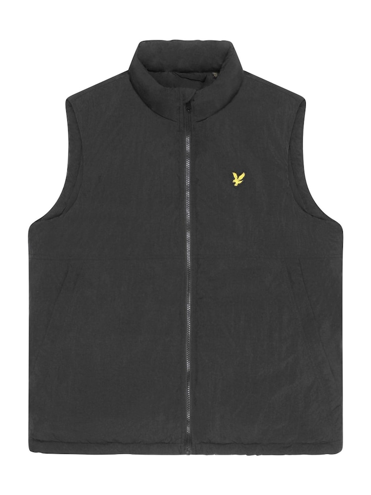 Lyle & Scott Black Padded Puffer Gilet - Image 5 of 5
