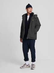 Lyle & Scott Black Padded Puffer Jacket - Image 4 of 5
