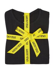 Lyle & Scott Black/Red Kyle T-Shirt and Shorts Set - Image 6 of 6