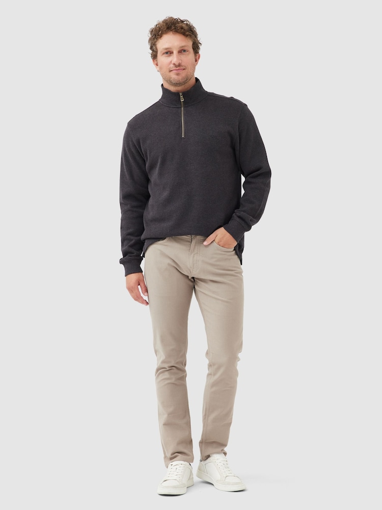 Rodd & Gunn Brown Alton Ave Sweat Top - Image 1 of 5