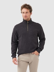 Rodd & Gunn Brown Alton Ave Sweat Top - Image 3 of 5