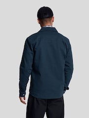 Lyle & Scott Navy Blue Bedford Co-ord Overshirt - Image 2 of 5