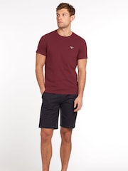 Barbour® Ruby Red Mens Sports T-Shirt - Image 3 of 5