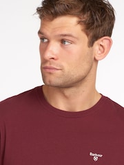 Barbour® Ruby Red Mens Sports T-Shirt - Image 4 of 5