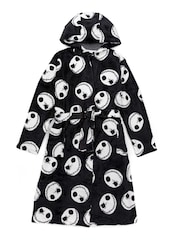 Vanilla Underground Black Nightmare Before Adult Dressing Gown - Image 1 of 6