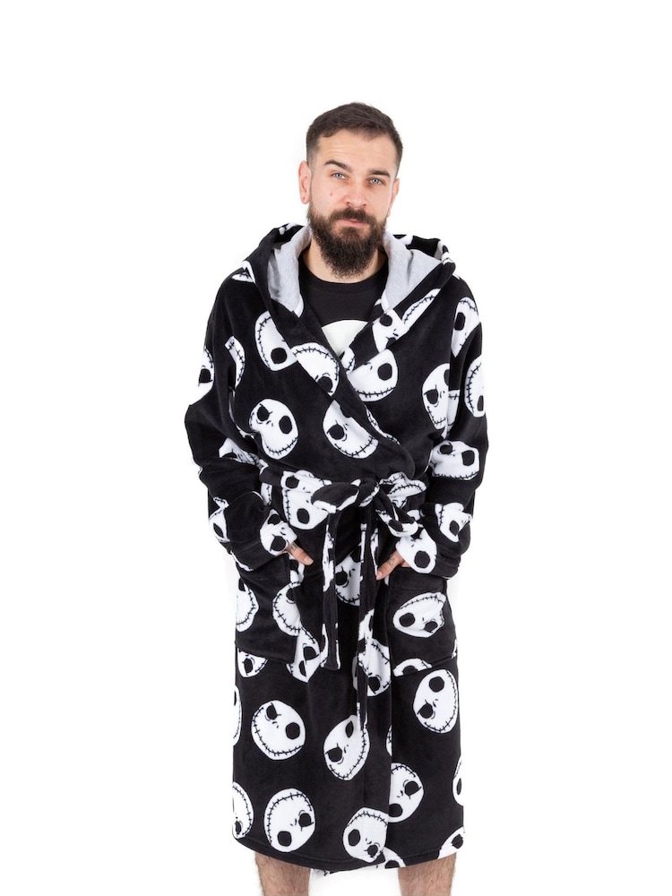 Vanilla Underground Black Nightmare Before Adult Dressing Gown - Image 4 of 6