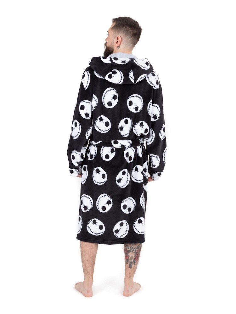 Vanilla Underground Black Nightmare Before Adult Dressing Gown - Image 5 of 6