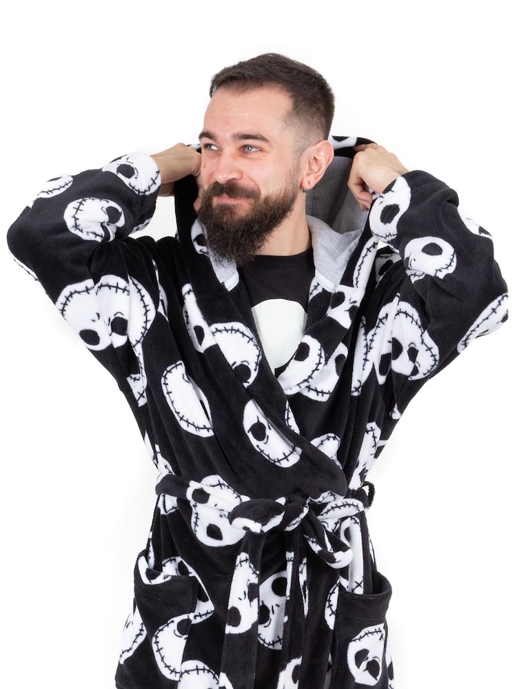 Vanilla Underground Black Nightmare Before Adult Dressing Gown - Image 6 of 6