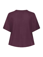 Ljubičasta - Top sa čvorom sa strane Yours Curve - Slika 6 od 6