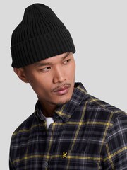 Lyle & Scott Black Check Flannel Shirt - Image 4 of 5