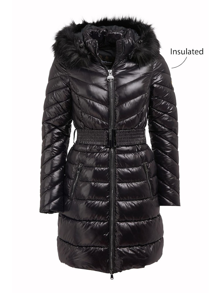 Barbour® International Darley Moore Longline Puffer Quilted Coat - Image 2 of 9